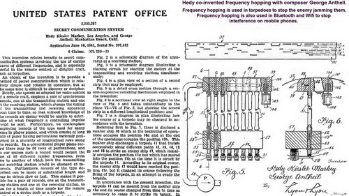 Hedy Lamarr patent. 