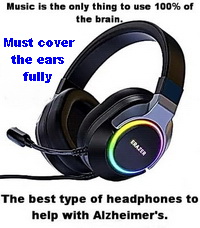 Headphones to help Alzheimers.