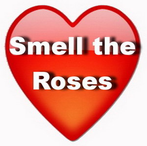 Smell the roses.